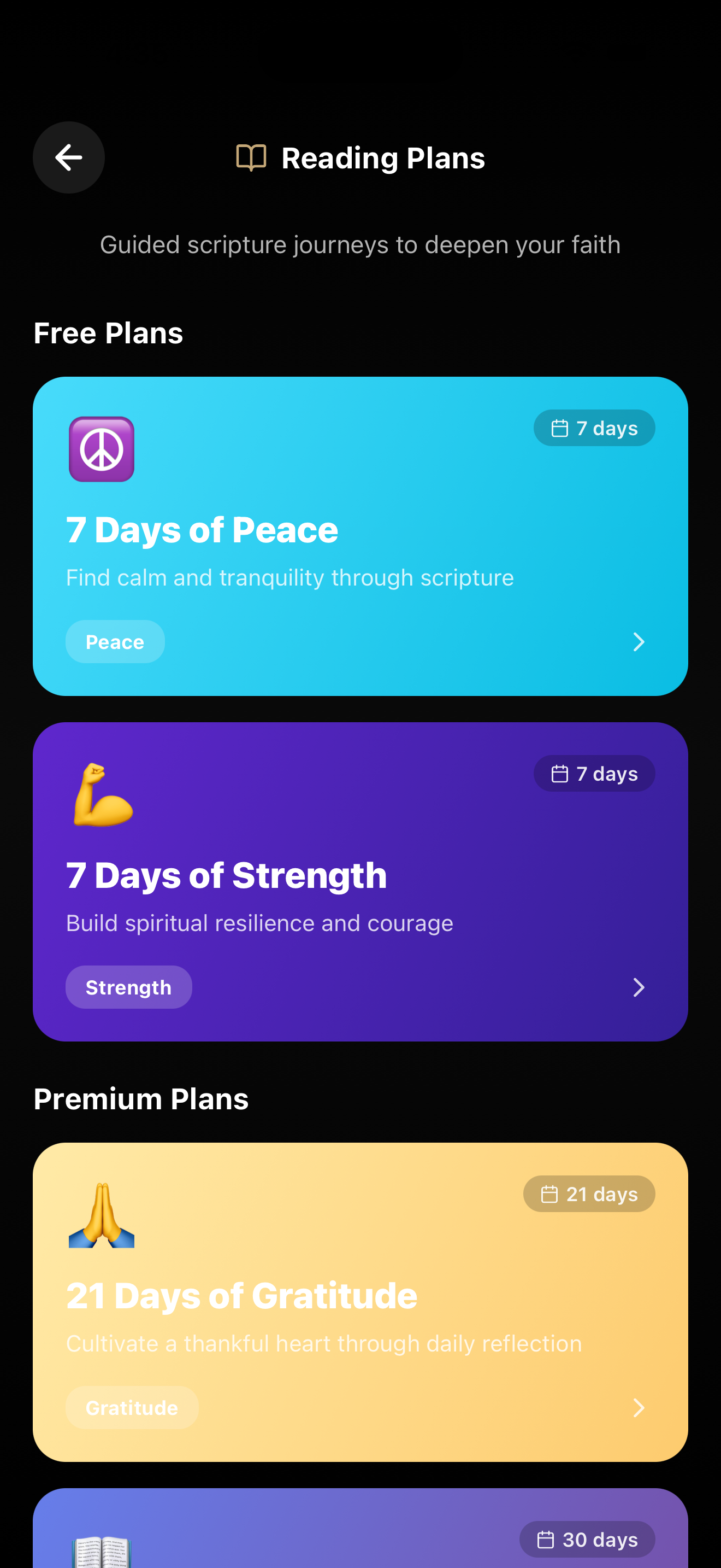 Reading Plans